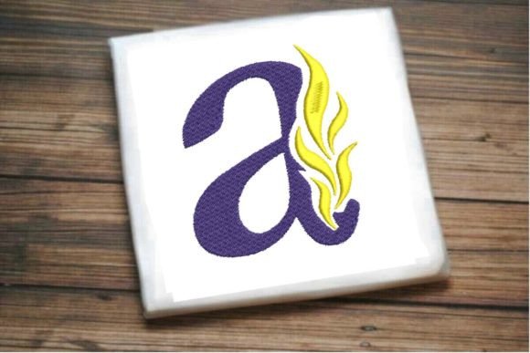 A Letter Alphabet on Fire