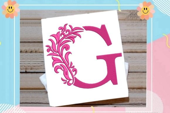 Beautiful Monogram Letter G