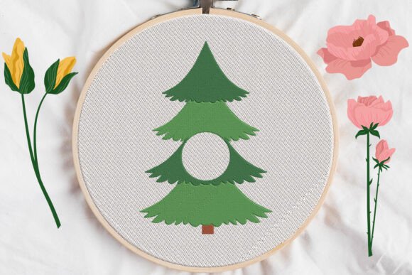 Christmas Tree Monogram
