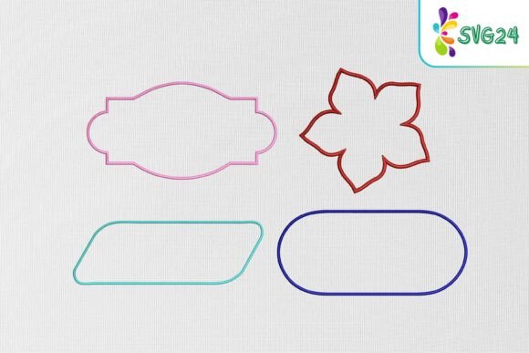 Decorative Shape Outline Set