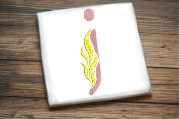 J Letter Alphabet on Fire