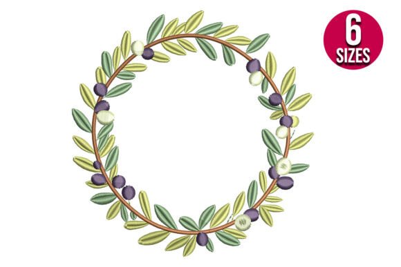 Olive Wreath Frame