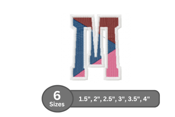 Street Varsity Alphabet - M